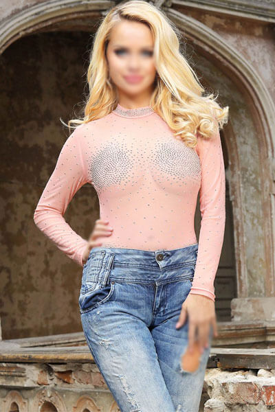 Pink Long Sleeve Mesh Rhinestone Women Transparent Teddy